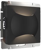 Встраиваемая LED подсветка без рамки Werkel Moon X2 1Вт 4000К черный матовый картинка